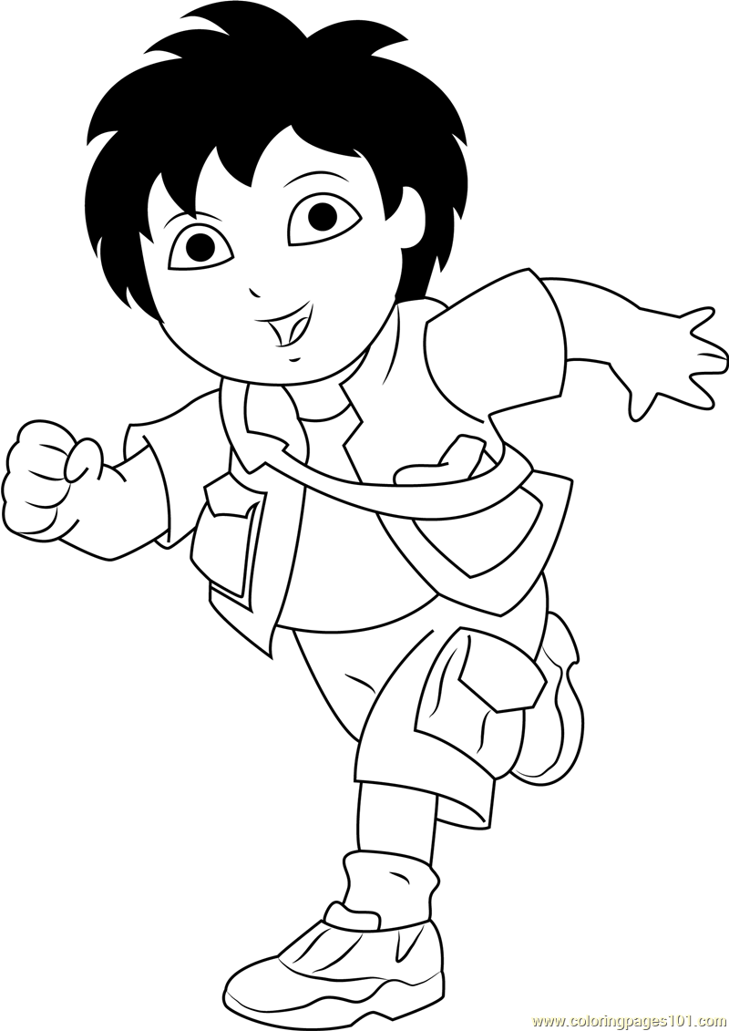 110 Free Printable Diego Coloring Pages for Kids 18