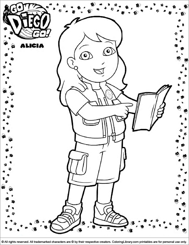 110 Free Printable Diego Coloring Pages for Kids 20