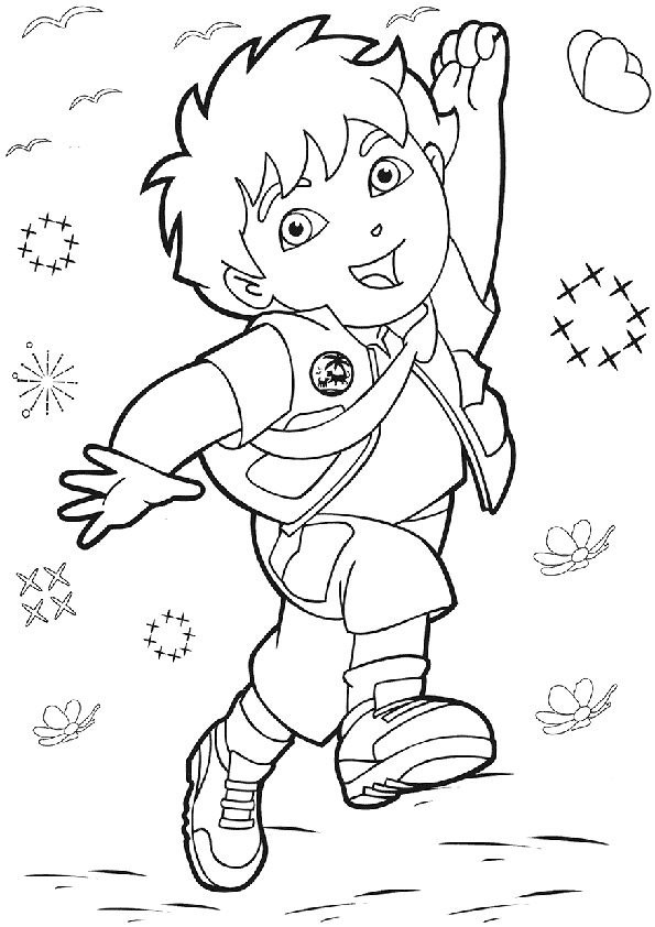 110 Free Printable Diego Coloring Pages for Kids 26