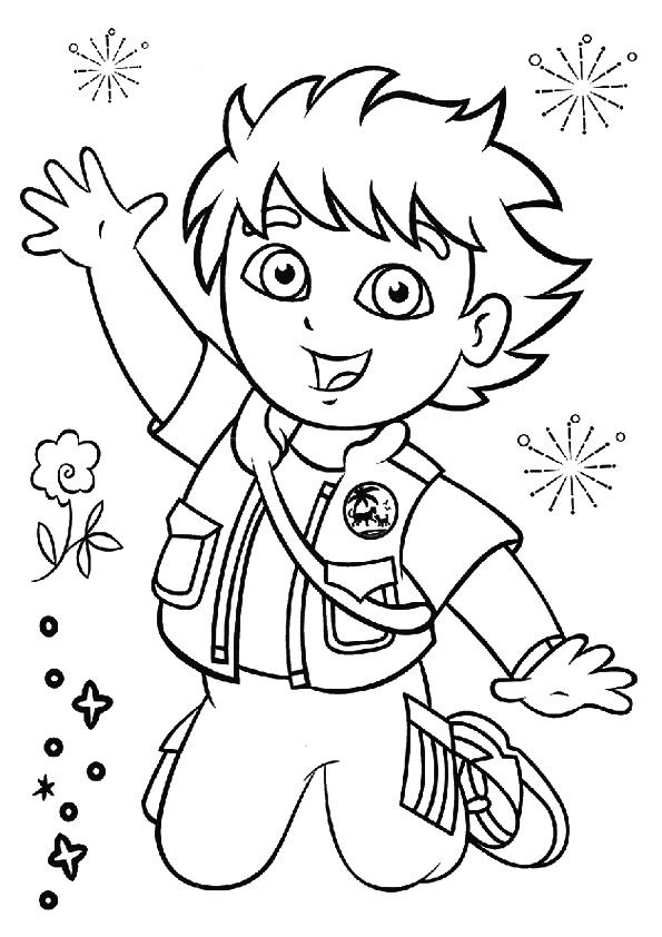 110 Free Printable Diego Coloring Pages for Kids 27