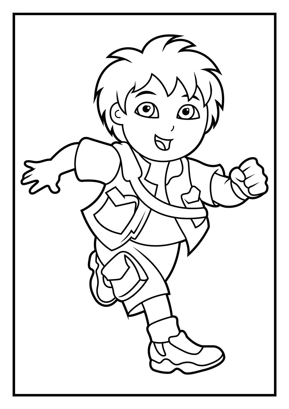 110 Free Printable Diego Coloring Pages for Kids 28