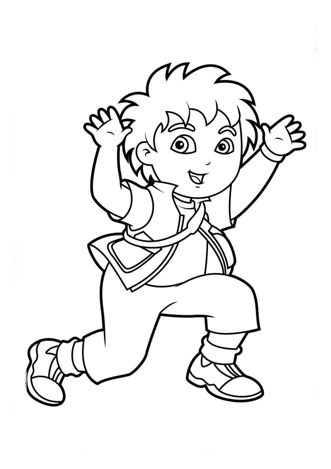 110 Free Printable Diego Coloring Pages for Kids 3