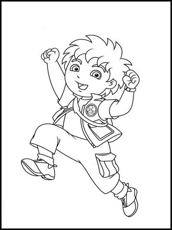 110 Free Printable Diego Coloring Pages for Kids 30