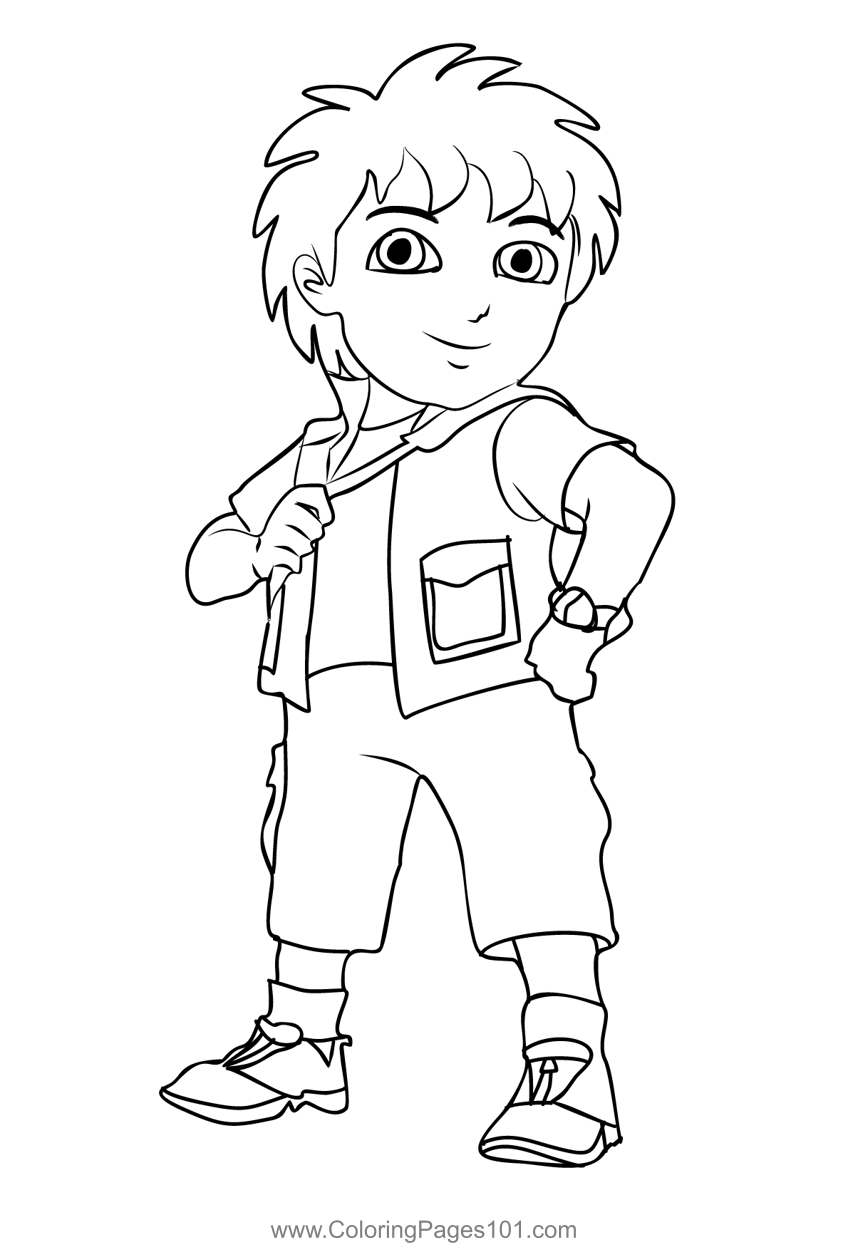 110 Free Printable Diego Coloring Pages for Kids 41