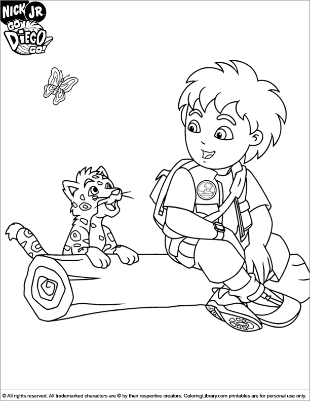 110 Free Printable Diego Coloring Pages for Kids 43