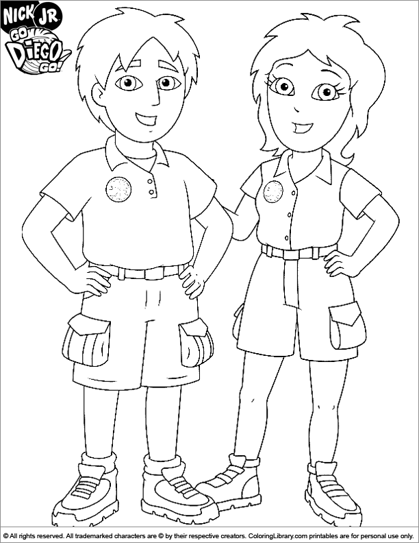 110 Free Printable Diego Coloring Pages for Kids 45