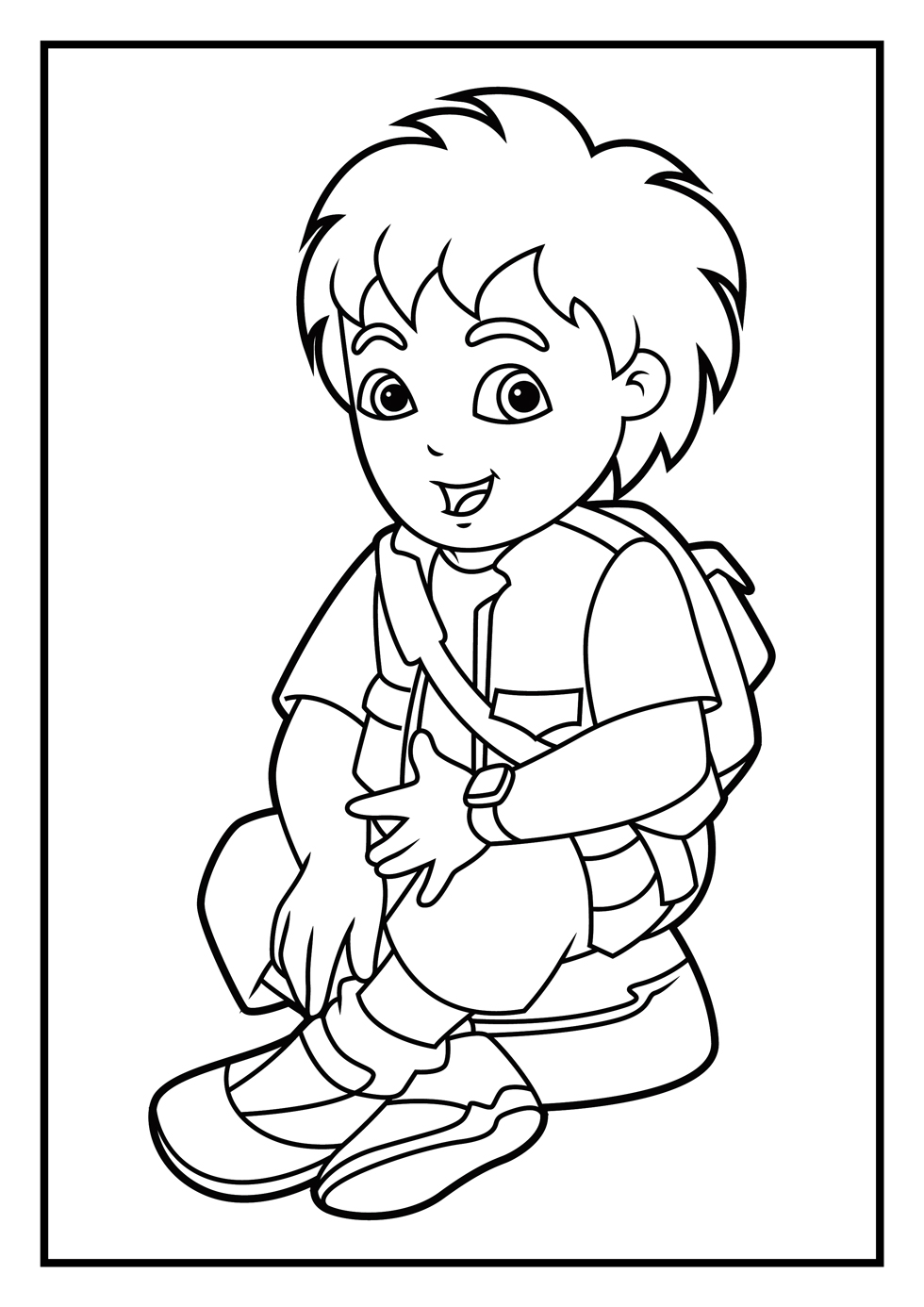 110 Free Printable Diego Coloring Pages for Kids 5