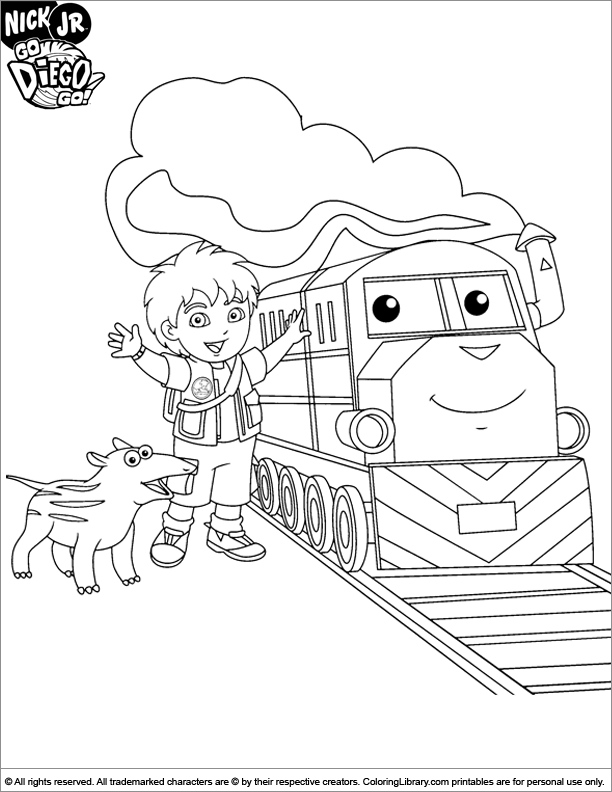 110 Free Printable Diego Coloring Pages for Kids 50