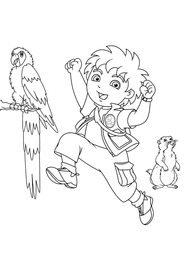 110 Free Printable Diego Coloring Pages for Kids 53