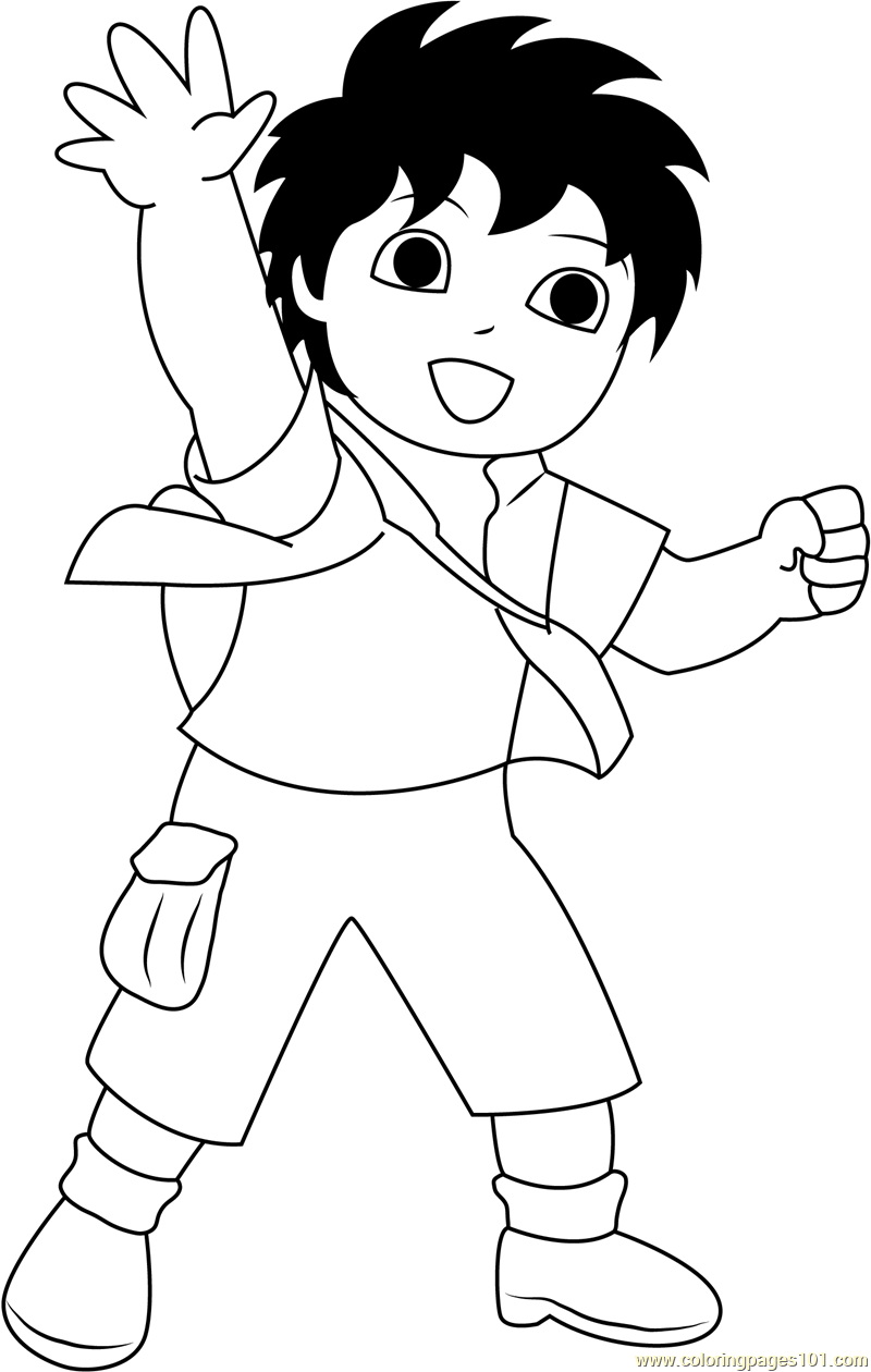 110 Free Printable Diego Coloring Pages for Kids 54