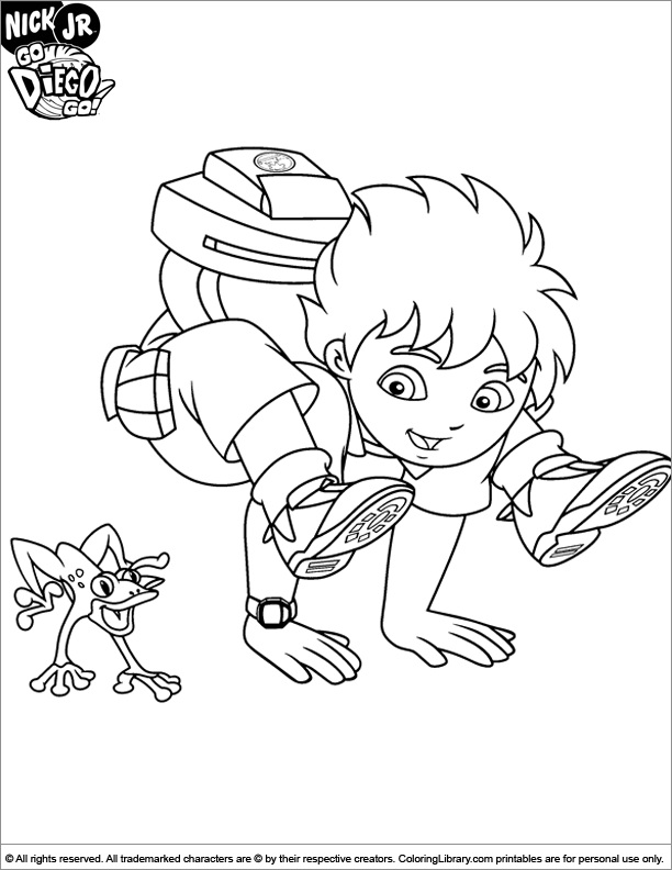 110 Free Printable Diego Coloring Pages for Kids 56