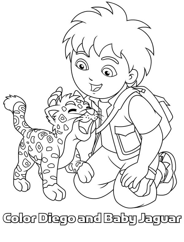 110 Free Printable Diego Coloring Pages for Kids 6