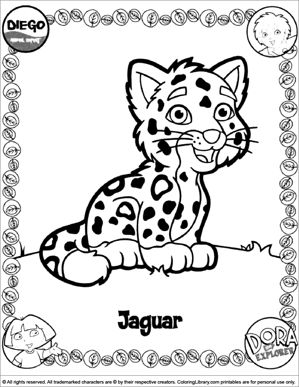 110 Free Printable Diego Coloring Pages for Kids 60