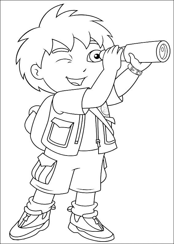 110 Free Printable Diego Coloring Pages for Kids 62