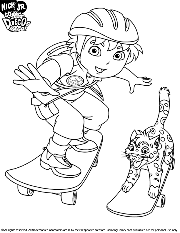 110 Free Printable Diego Coloring Pages for Kids 63