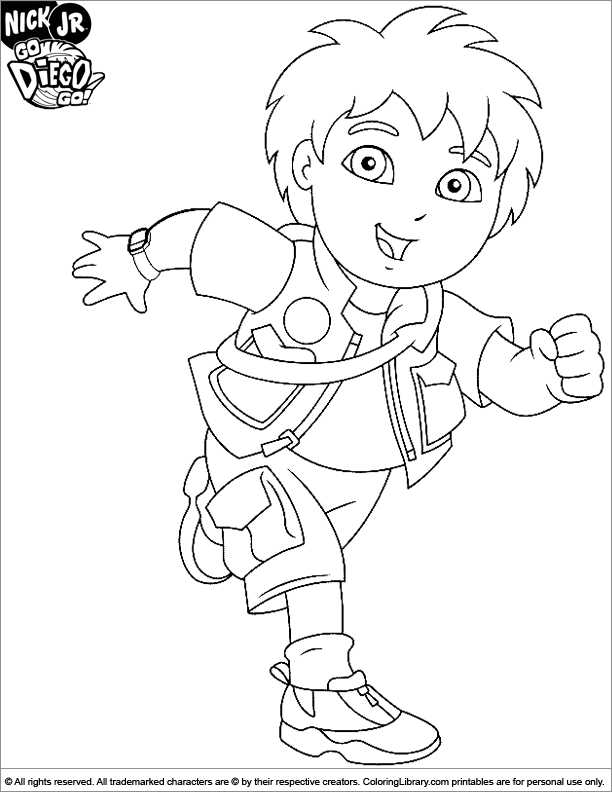 110 Free Printable Diego Coloring Pages for Kids 64