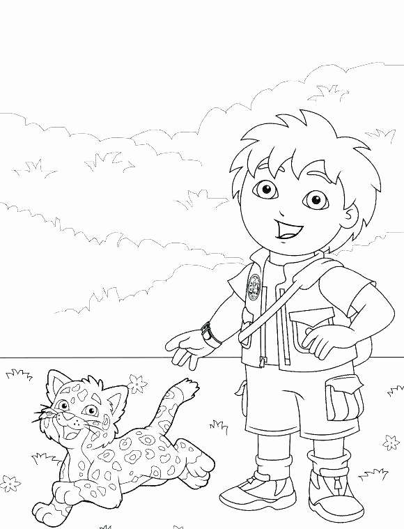 110 Free Printable Diego Coloring Pages for Kids 67