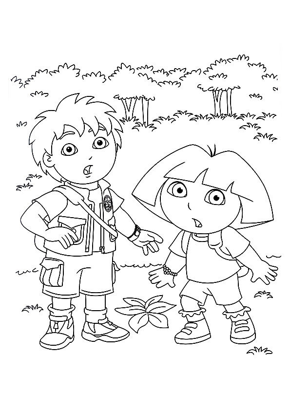 110 Free Printable Diego Coloring Pages for Kids 7