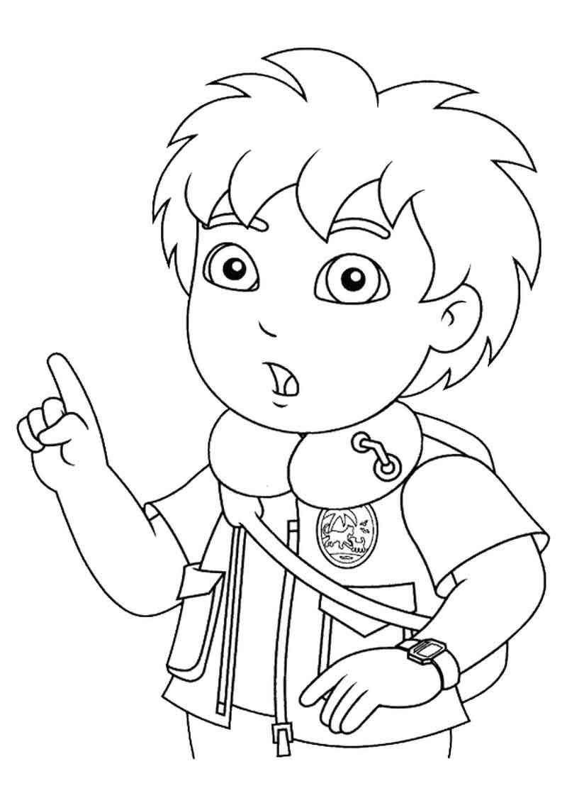 110 Free Printable Diego Coloring Pages for Kids 76