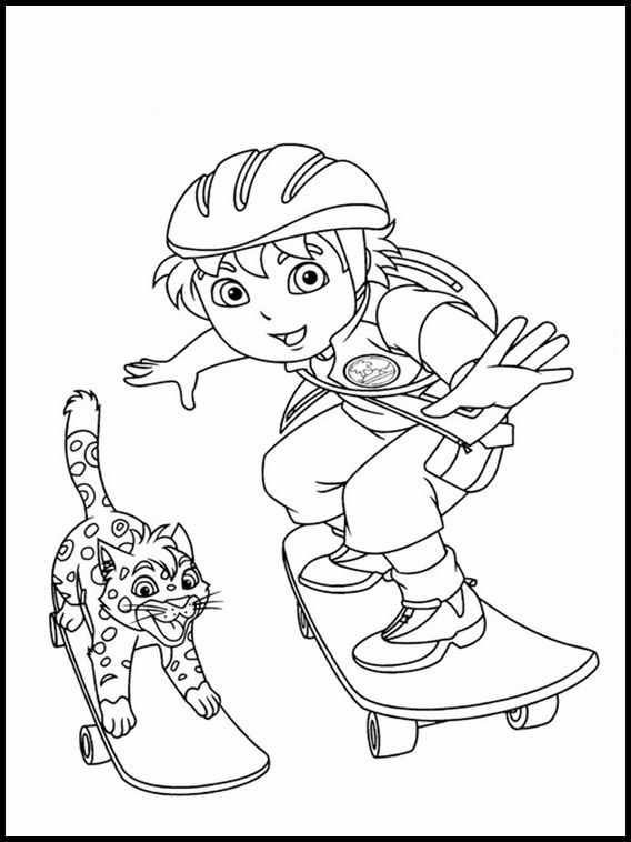 110 Free Printable Diego Coloring Pages for Kids 77