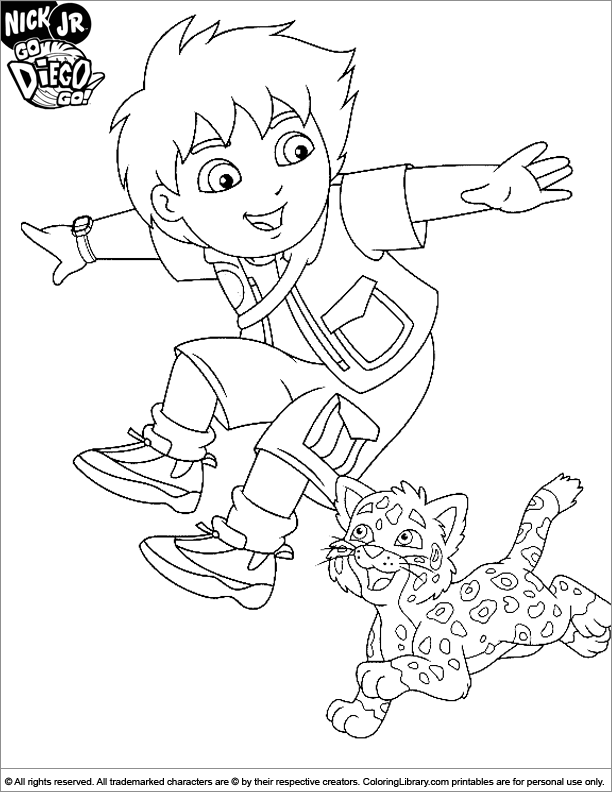 110 Free Printable Diego Coloring Pages for Kids 87