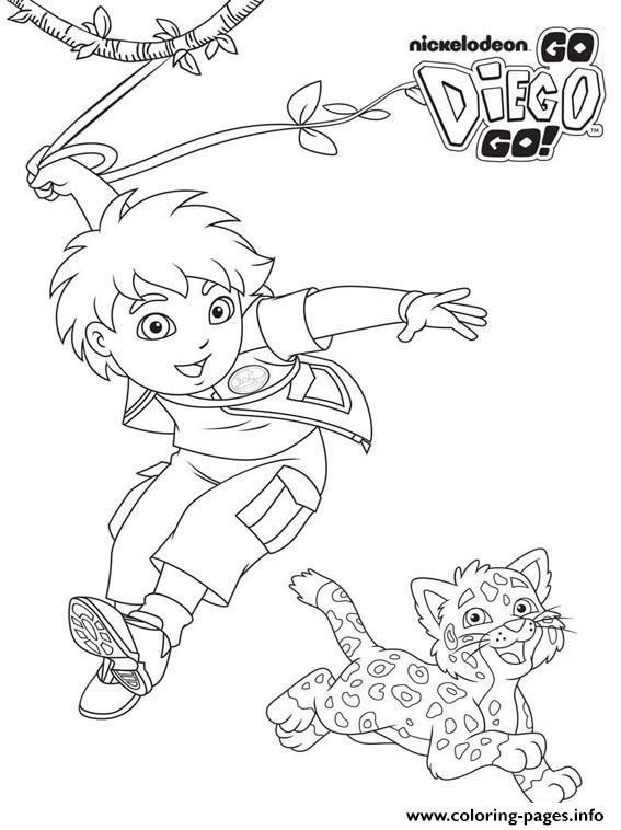 110 Free Printable Diego Coloring Pages for Kids 88