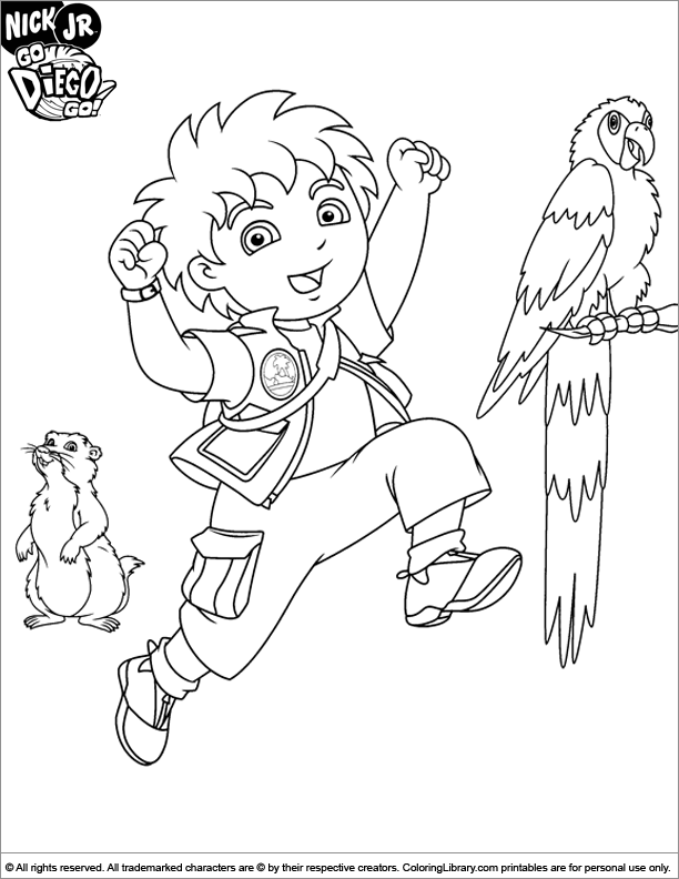 110 Free Printable Diego Coloring Pages for Kids 93