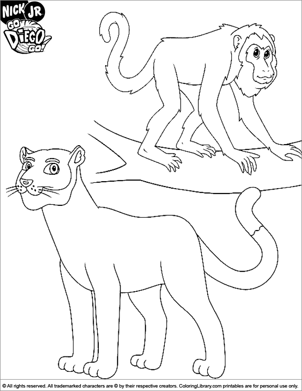 110 Free Printable Diego Coloring Pages for Kids 96