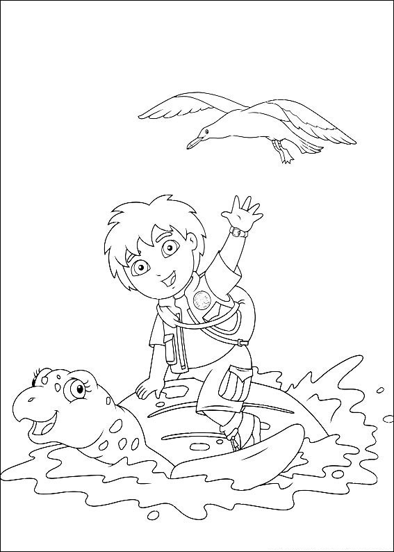 110 Free Printable Diego Coloring Pages for Kids 98