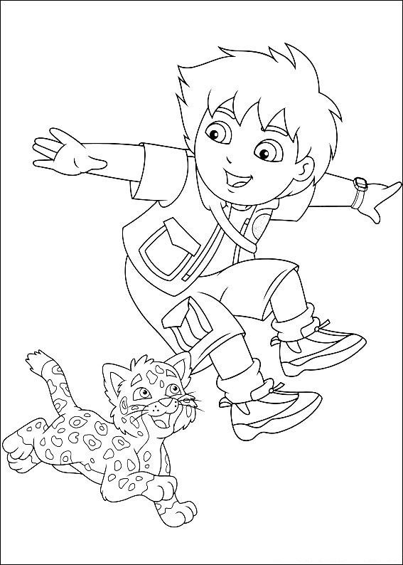 110 Free Printable Diego Coloring Pages for Kids 99