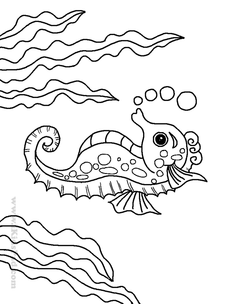 110 Ocean Coloring Pages for Kids Printable 100