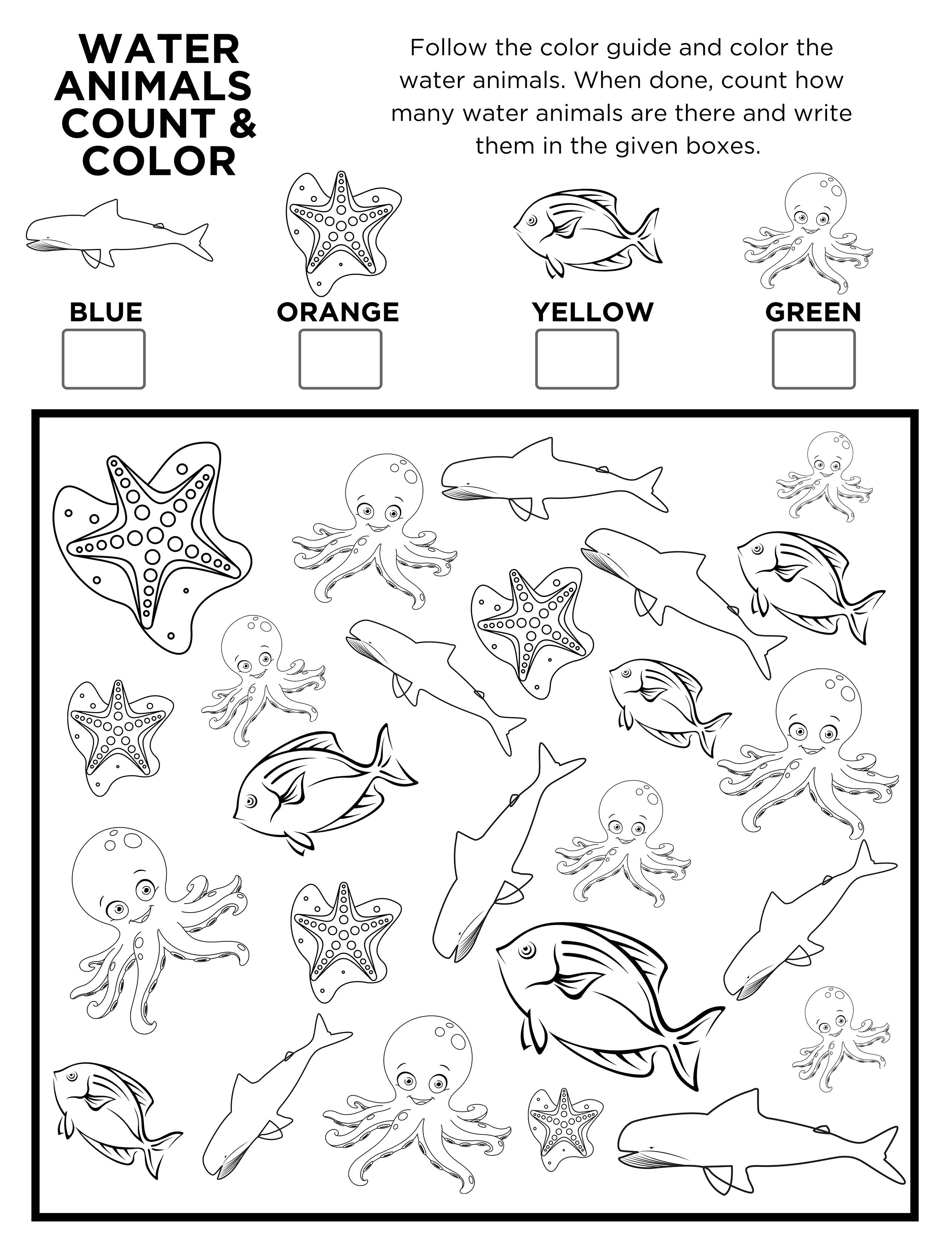 110 Ocean Coloring Pages for Kids Printable 105