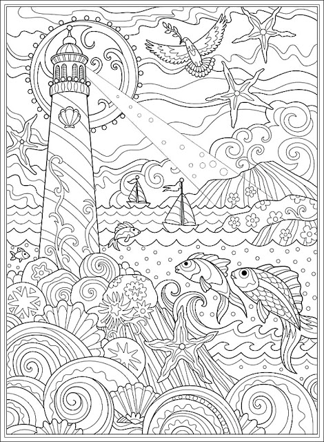 110 Ocean Coloring Pages for Kids Printable 108