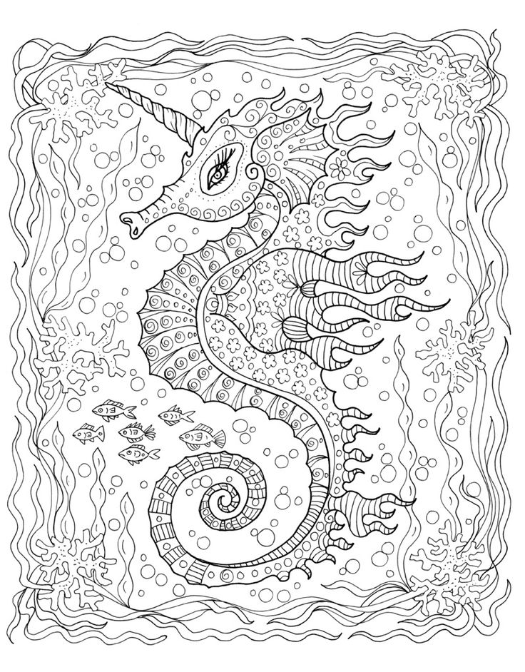 110 Ocean Coloring Pages for Kids Printable 11