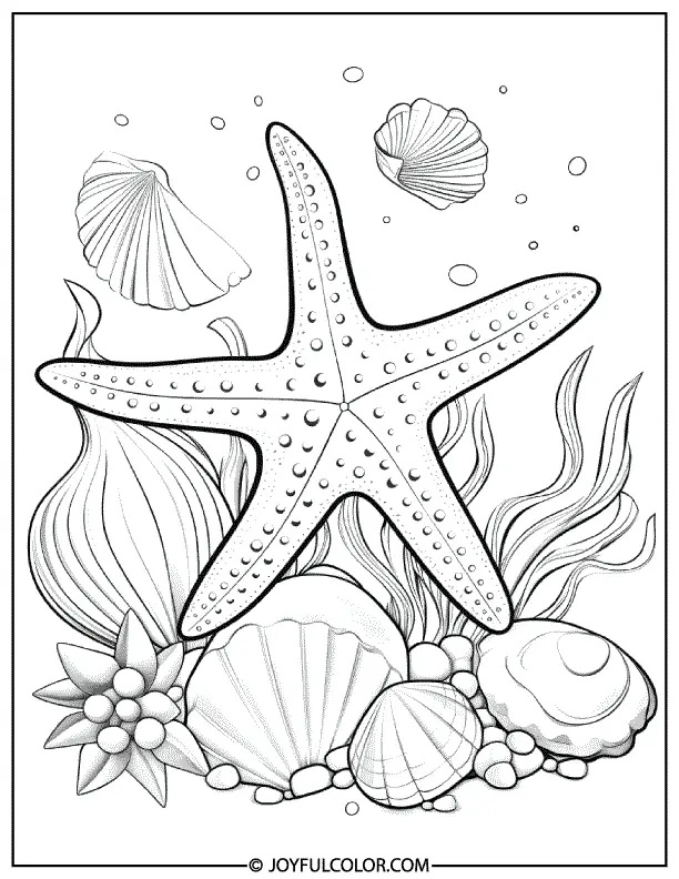 110 Ocean Coloring Pages for Kids Printable 110