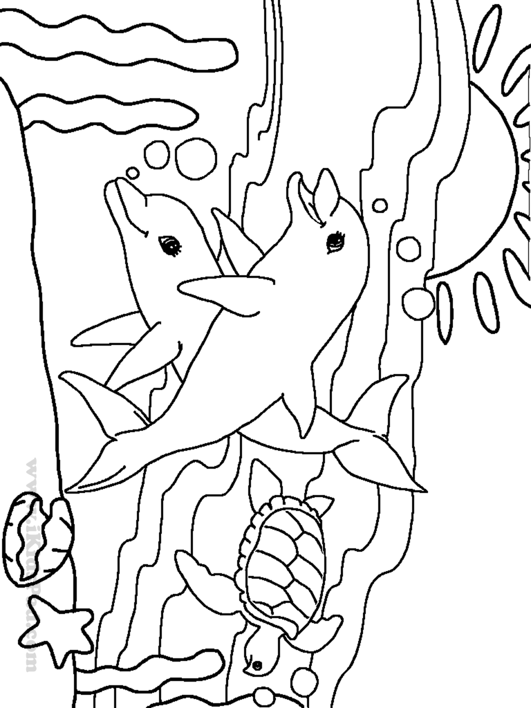 110 Ocean Coloring Pages for Kids Printable 15