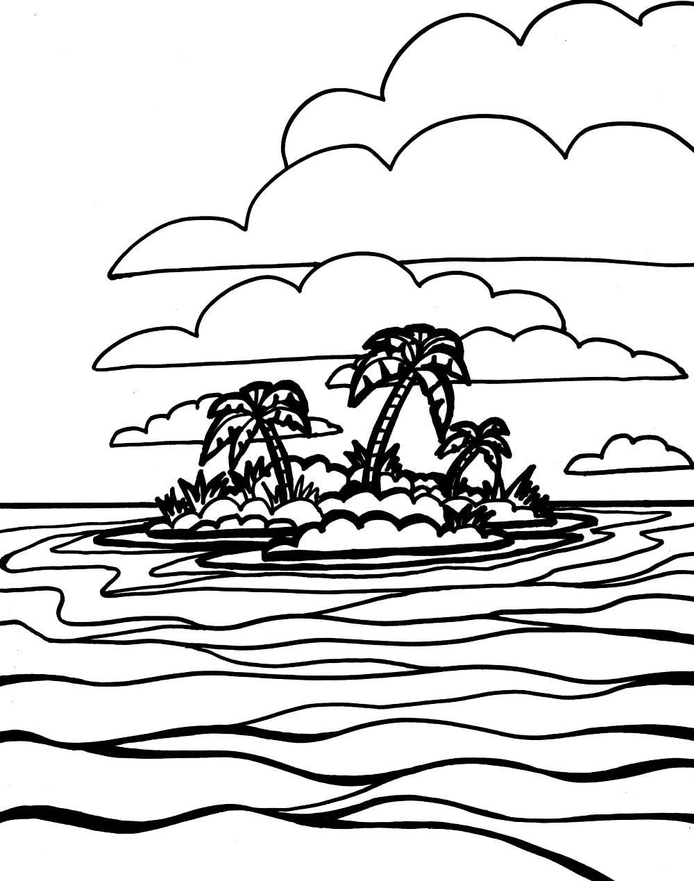 110 Ocean Coloring Pages for Kids Printable 17