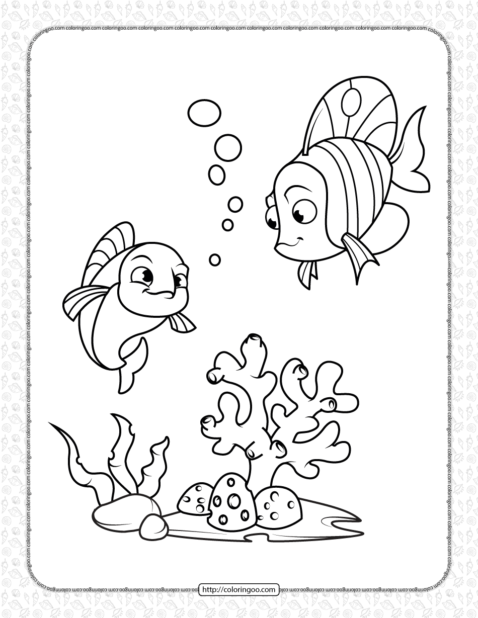 110 Ocean Coloring Pages for Kids Printable 30