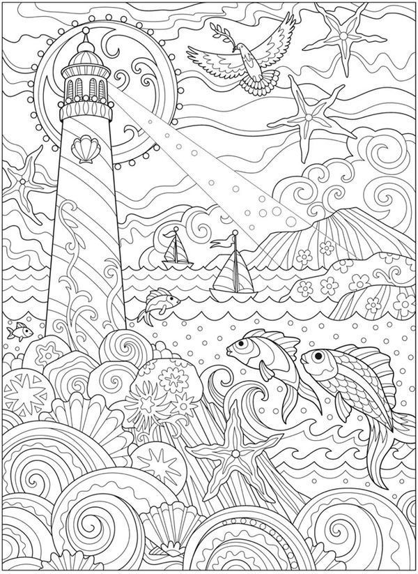 110 Ocean Coloring Pages for Kids Printable 34