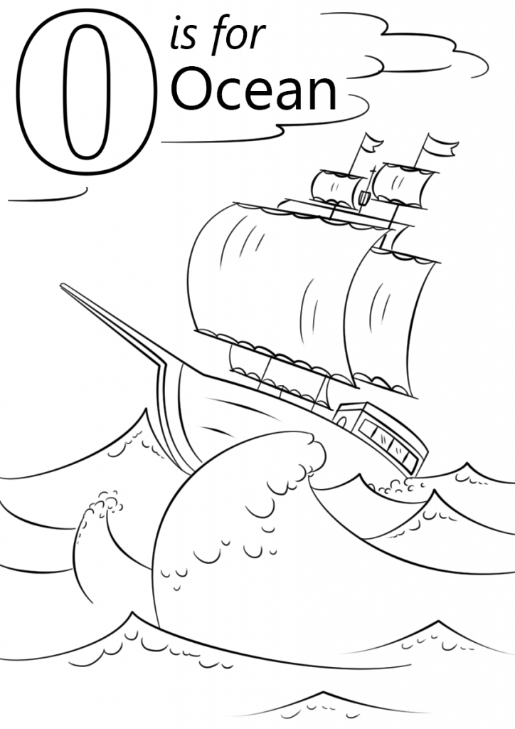 110 Ocean Coloring Pages for Kids Printable 6