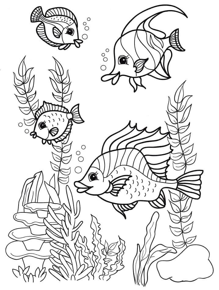 110 Ocean Coloring Pages for Kids Printable 7