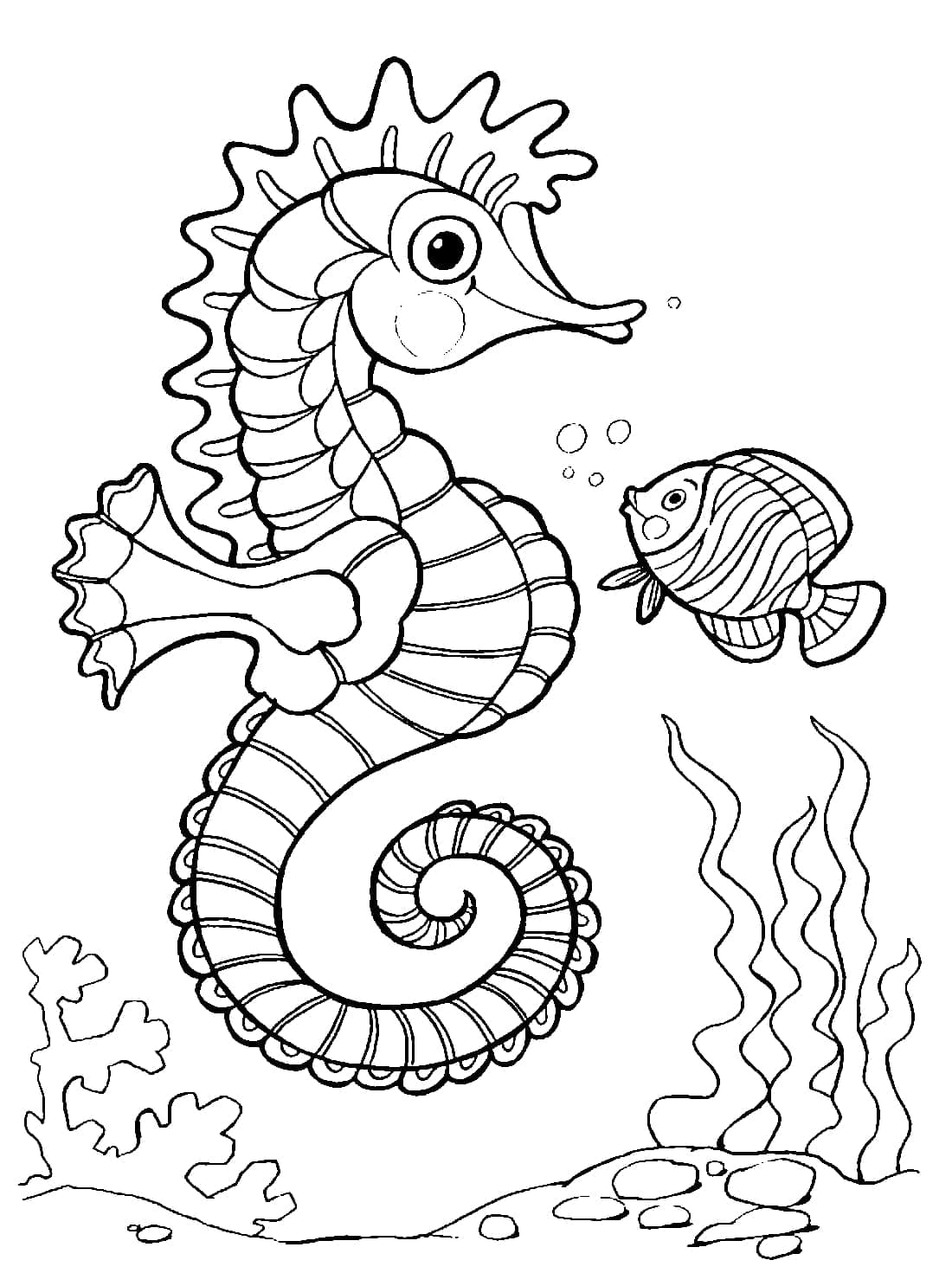 110 Ocean Coloring Pages for Kids Printable 77