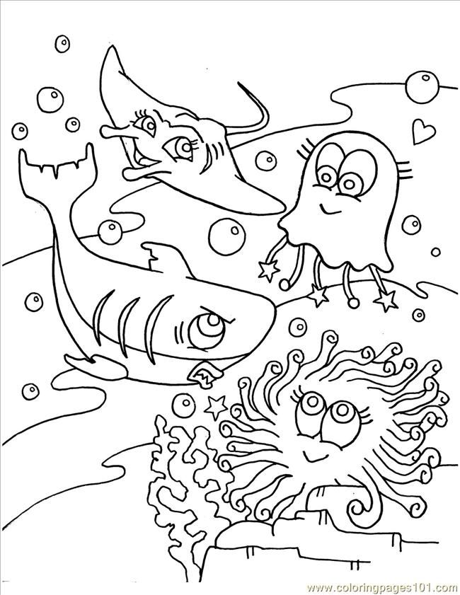 110 Ocean Coloring Pages for Kids Printable 79