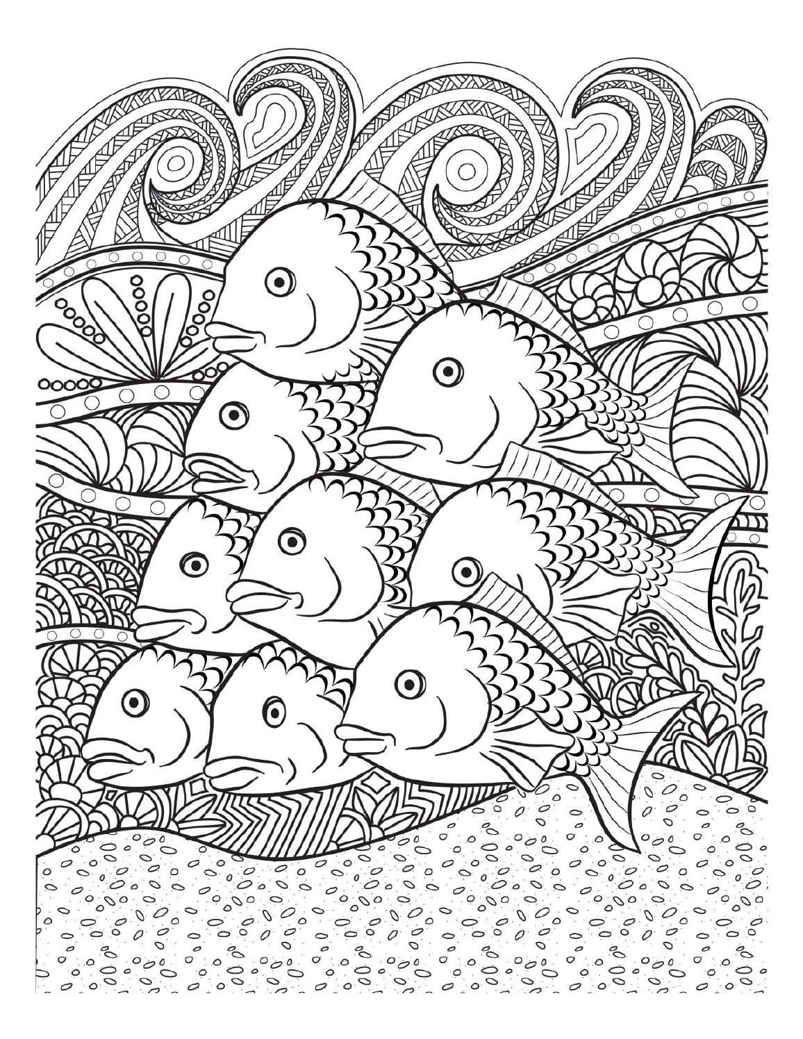 110 Ocean Coloring Pages for Kids Printable 80