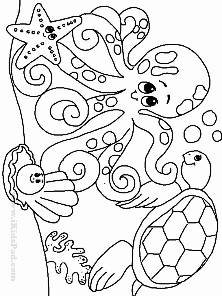 110 Ocean Coloring Pages for Kids Printable 90