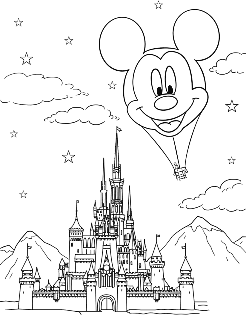 115 Disney Coloring Pages Printable 60