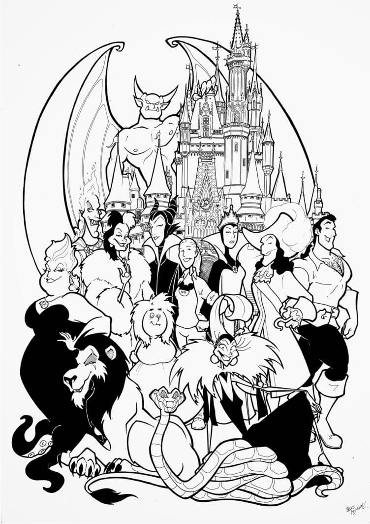 115 Disney Coloring Pages Printable 94