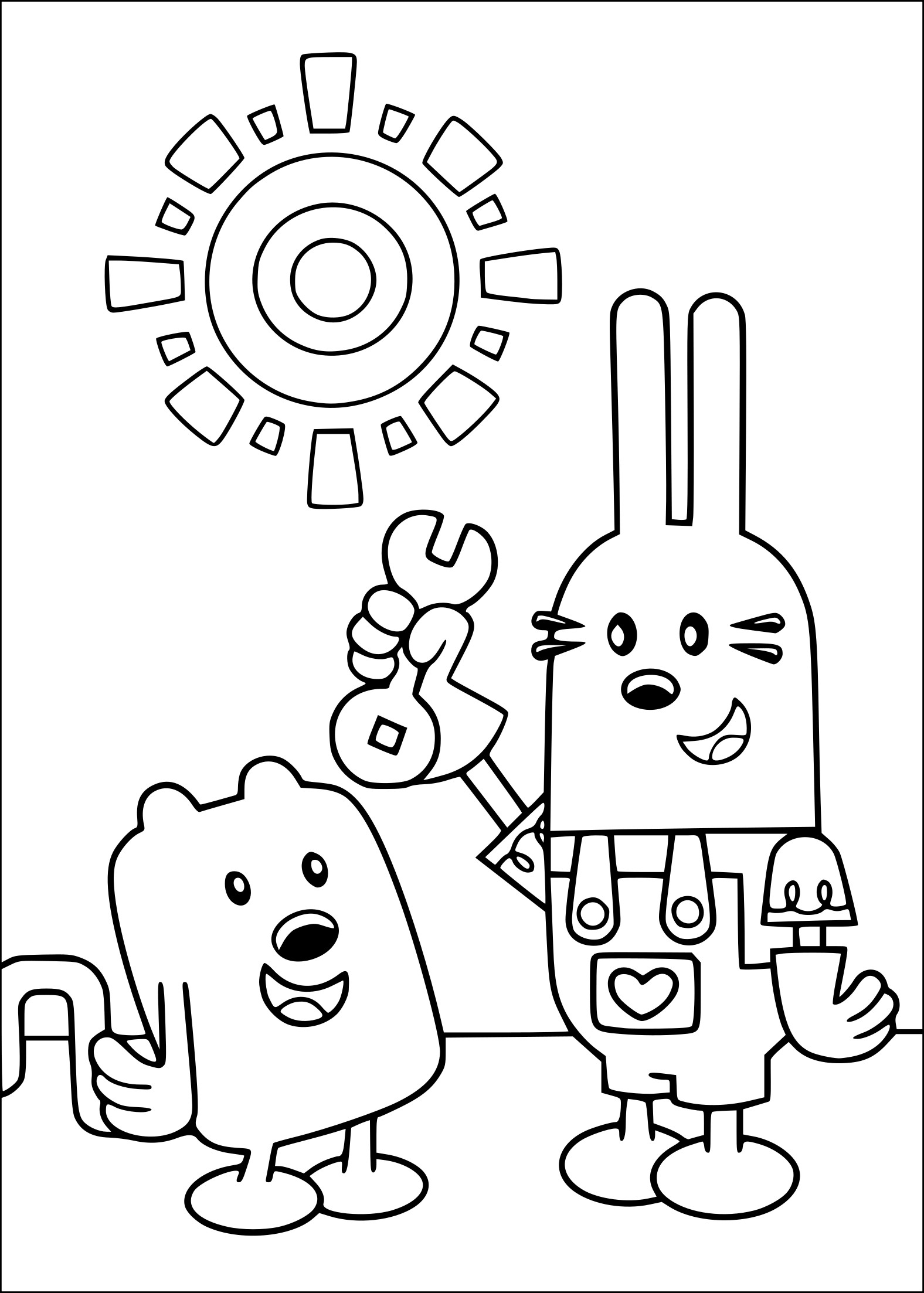 115 Wow Wow Wubbzy Coloring Pages Printable 10