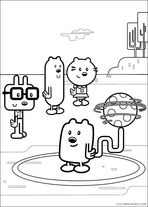 115 Wow Wow Wubbzy Coloring Pages Printable 100