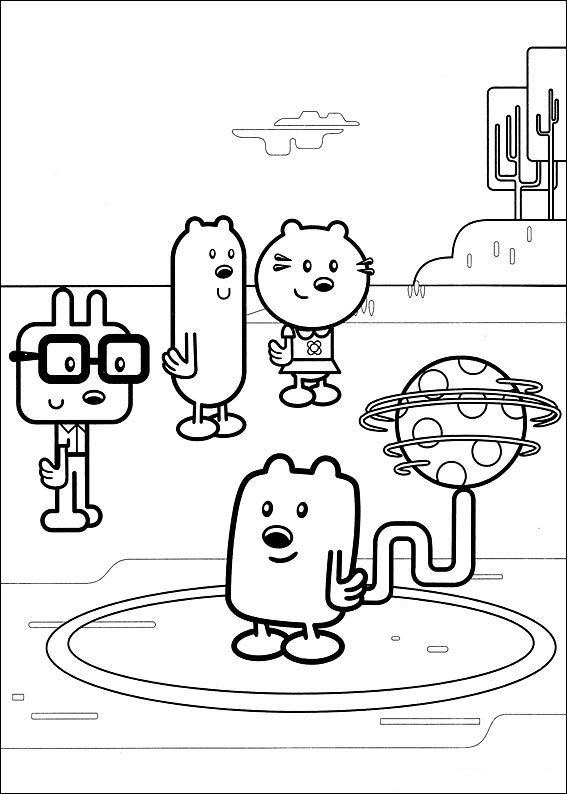 115 Wow Wow Wubbzy Coloring Pages Printable 113